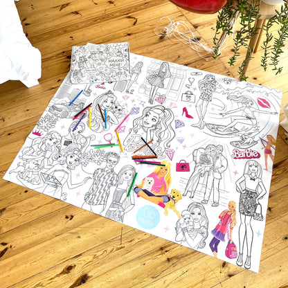 Puppen | RIESIGE Malvorlage 120 х 150 cm