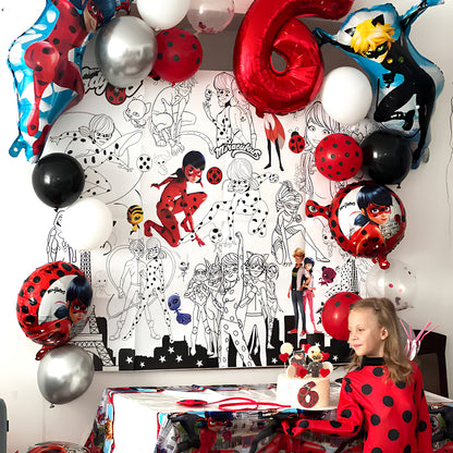 Coccinellidae | RIESIGE Malvorlage 120 х 150 cm